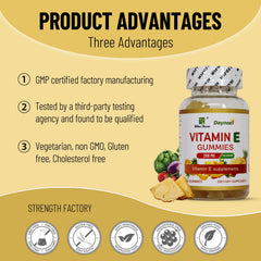 Gummies supporting skin, hair, and eye health