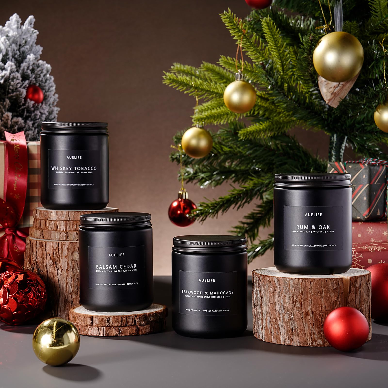 Gift-ready candle set packaging