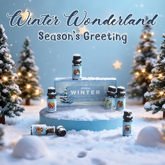 Cinnamon essential oil bottle from ARVIDSSON winter set