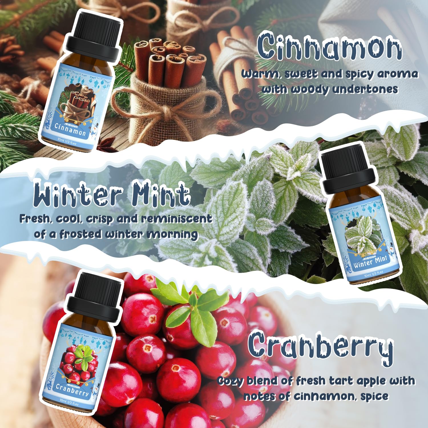 Gingerbread scented oil bottle
