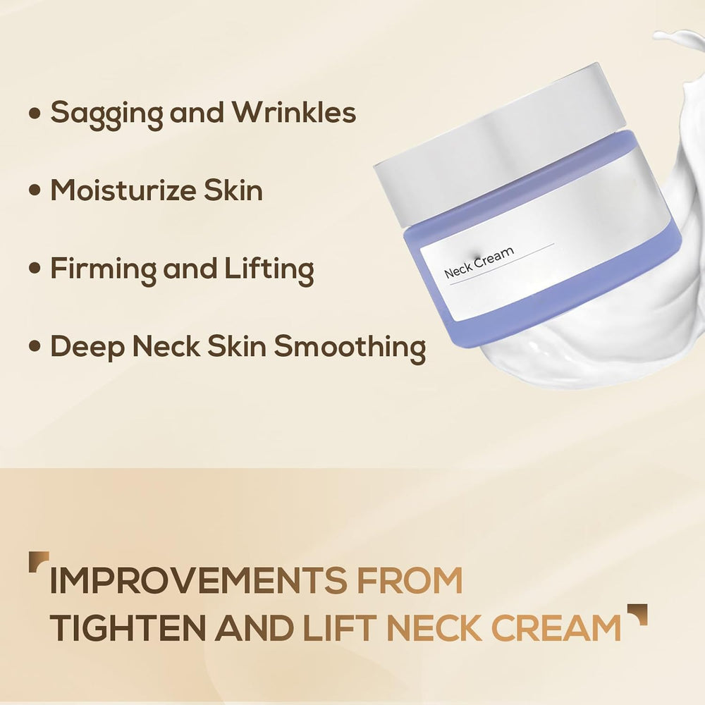WINTER PLUM neck-application demonstrates massage to hydrate and lift the neck.