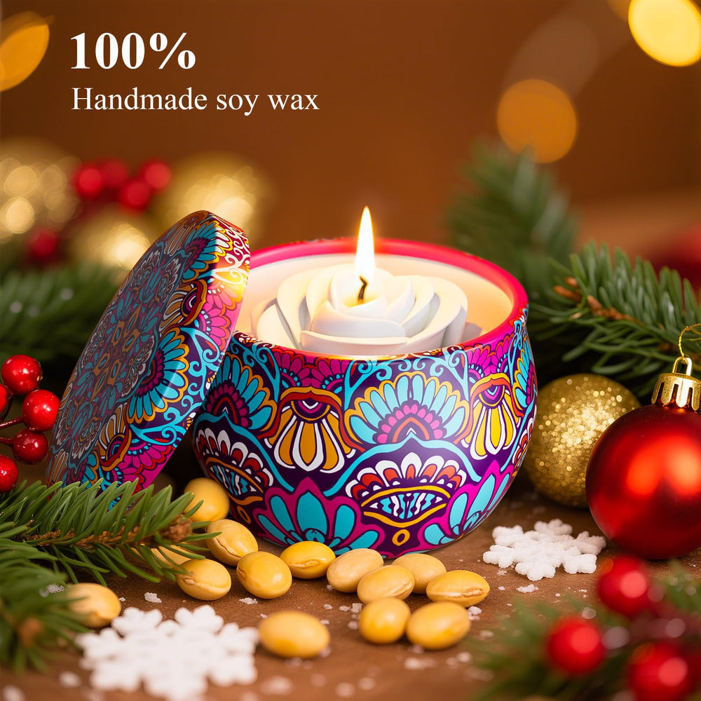 Wintercrush 4-pack scented candles Lavender scent
