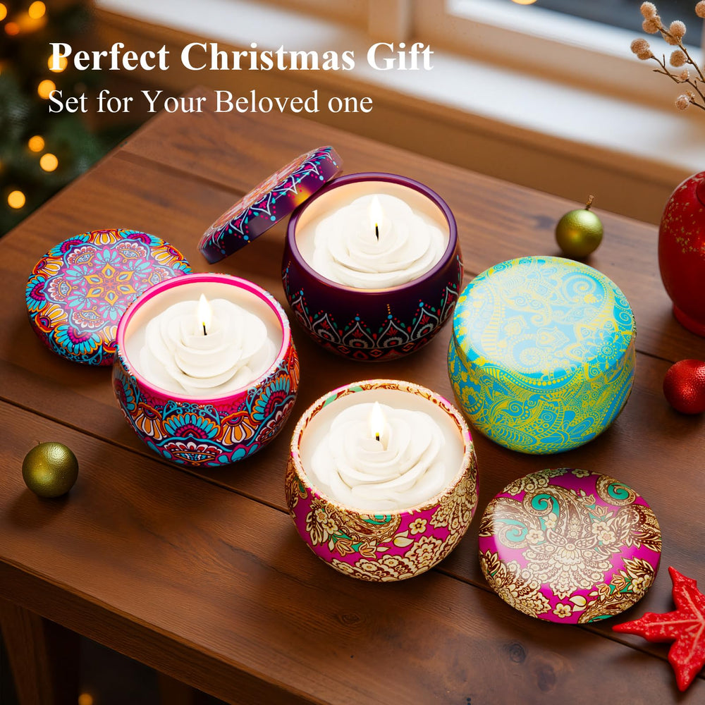 Wintercrush candles in home decor setting
