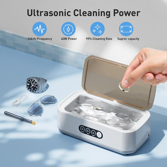 SIDE view of WINTERCRUSH Ultrasonic Cleaner 650ml