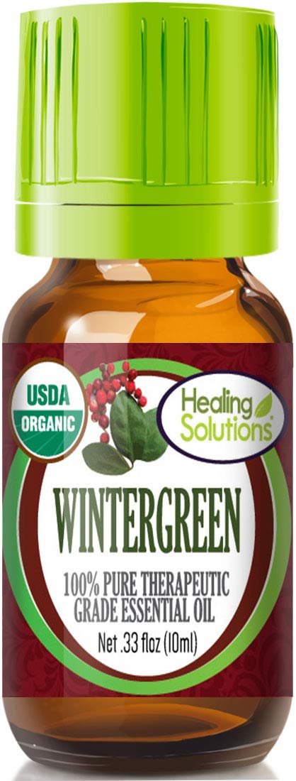 Healing Solutions Wintergreen Essential Oil bottle 0.33 oz