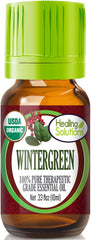 Healing Solutions Wintergreen Essential Oil bottle 0.33 oz