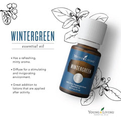 Cooling sensation with minty Wintergreen aroma