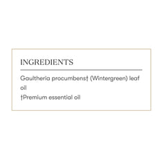 Ingredients and wellness benefits of Wintergreen essential oil