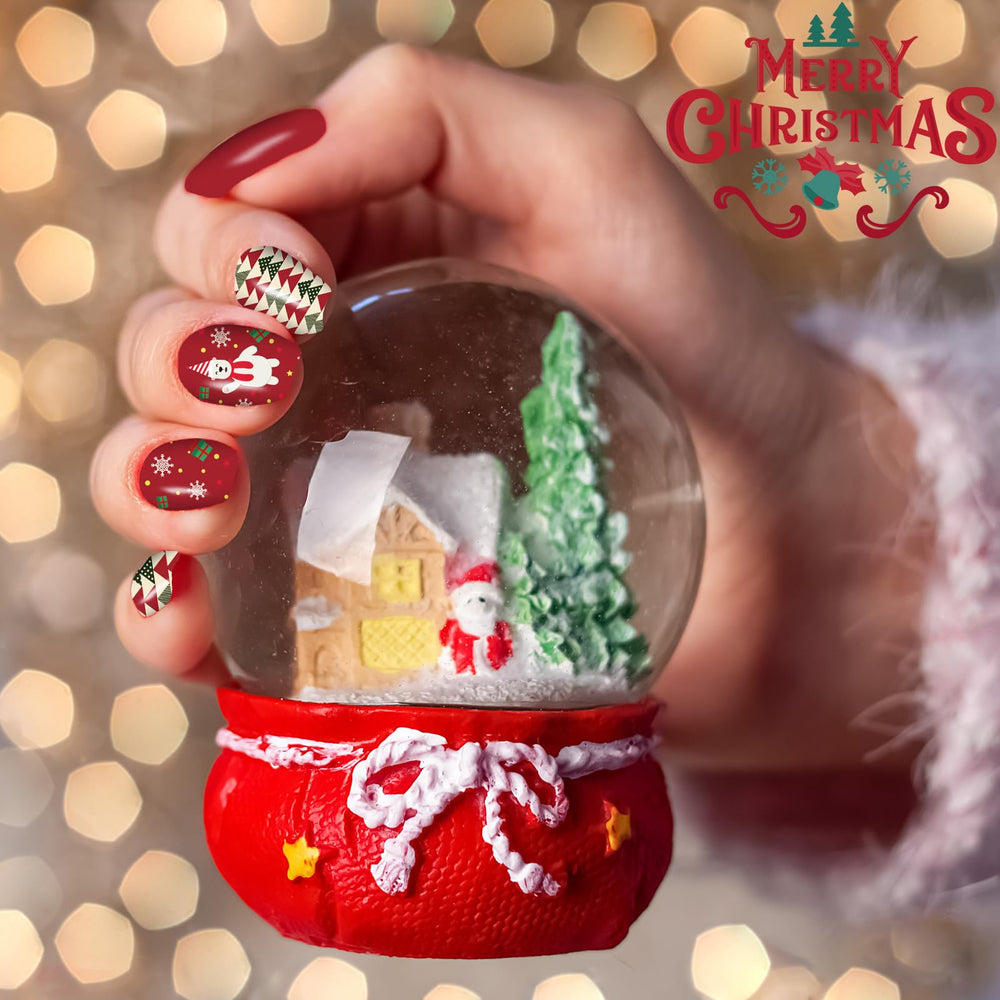 Winthrop mixed-pattern selection inspires versatile, shared holiday nail art.