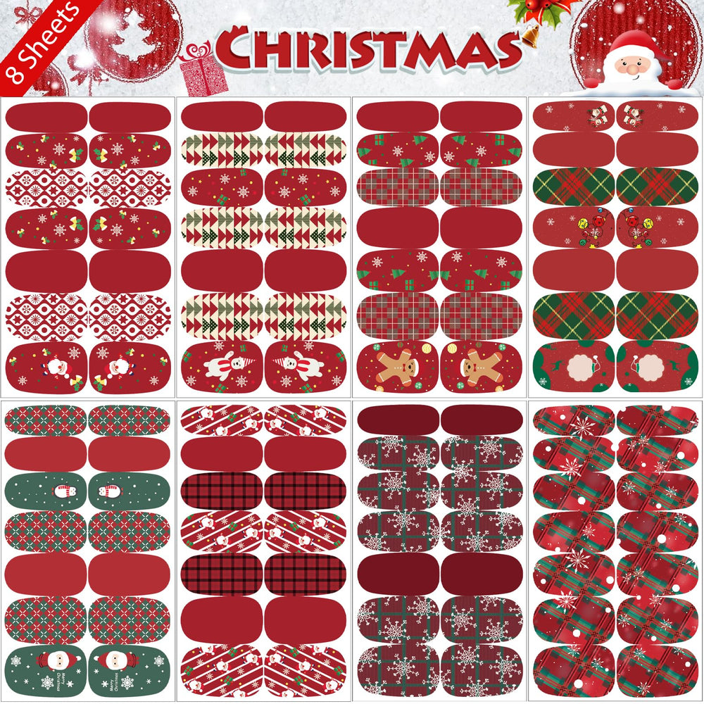 Winthrop snowman pattern for cute, playful holiday nails.