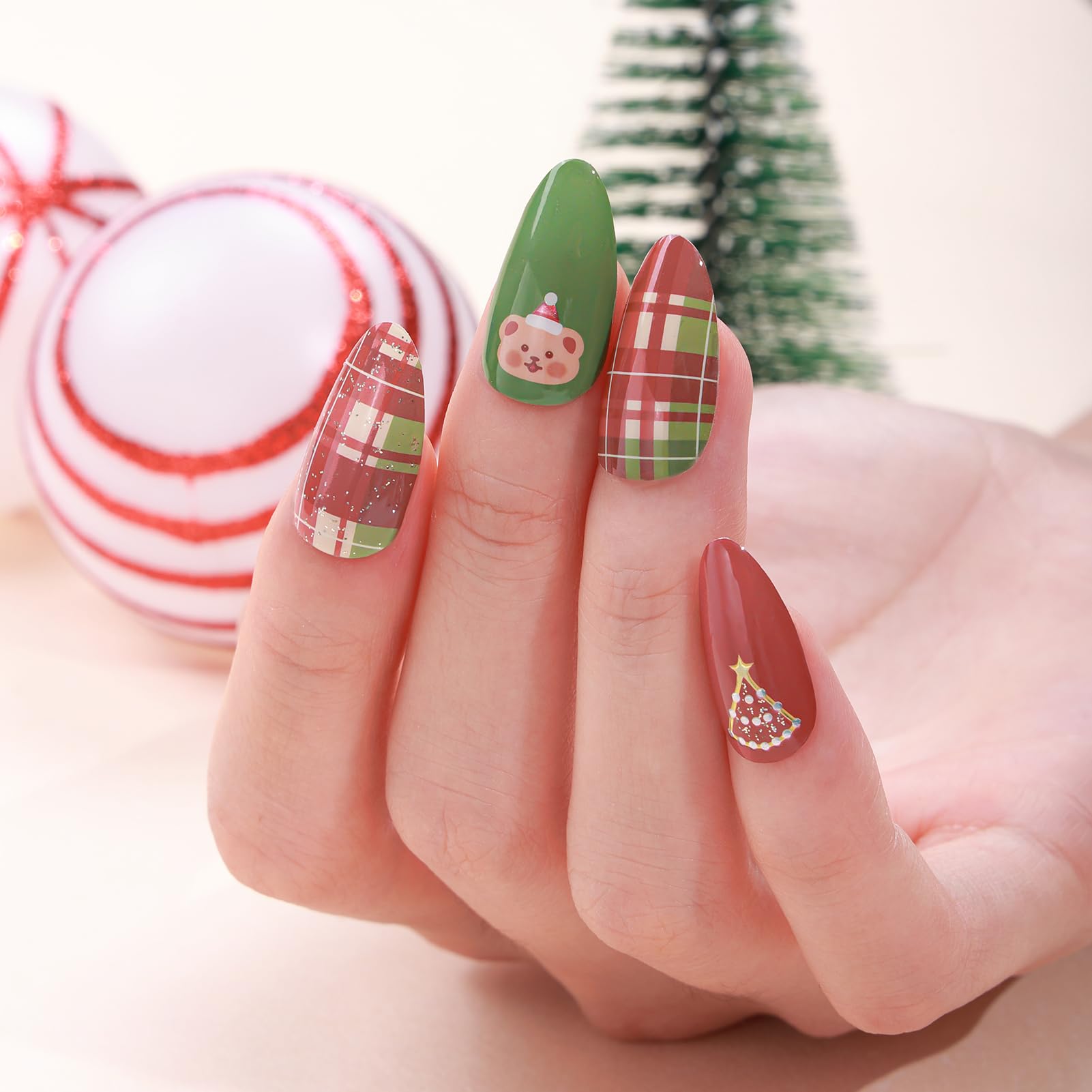 Winthrop self-adhesive nail wraps for quick easy application.