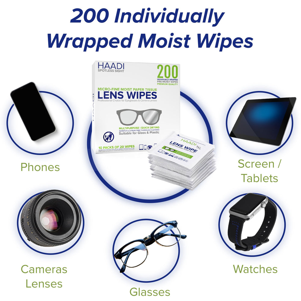 Wipe size 5 by 6 inches for easy cleaning
