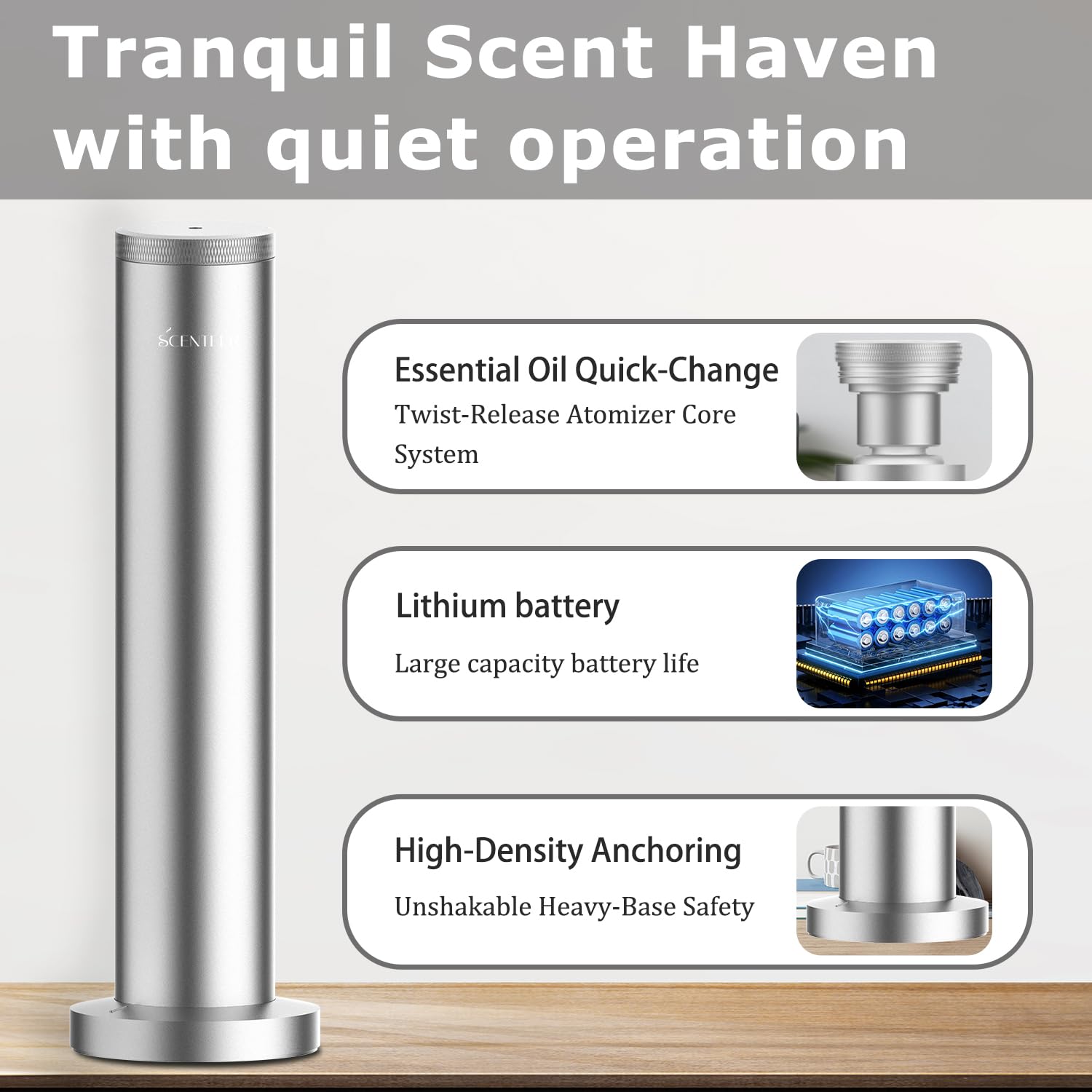 Durable full-metal diffuser construction