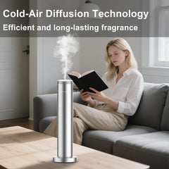 Packaging and included accessories for the diffuser