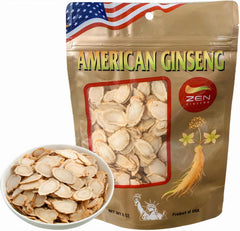 Front view of 1 bag of Wisconsin Ginseng Slices