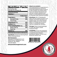 Wisconsin-grown American ginseng powder