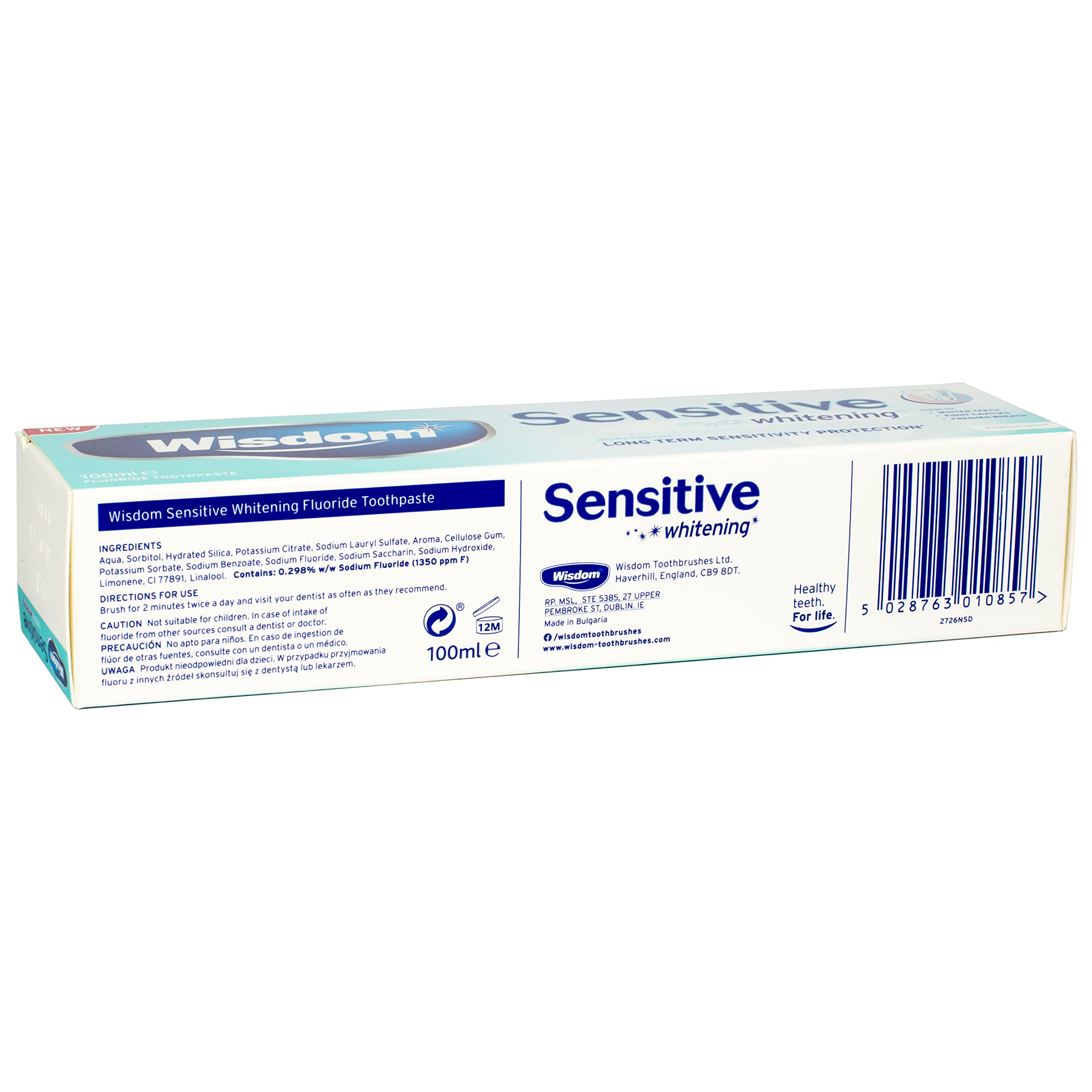 Wisdom Sens Plus Whitening Kits packaging
