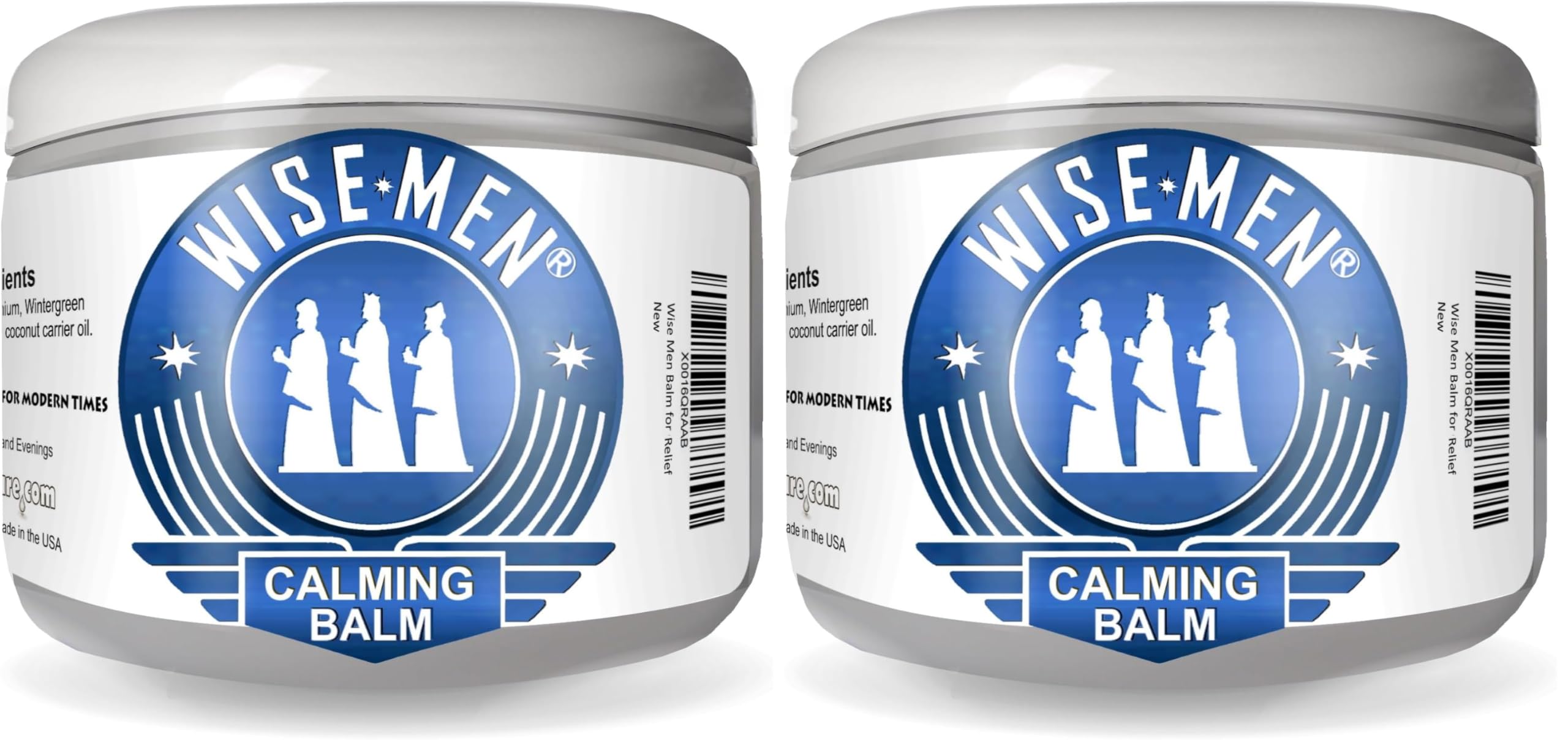 Wise Men Calm Balm 4 oz bottle - Pack of 2 front view