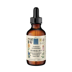 Wise Woman Herbals Herbal Zen alcohol-free mood support glycerite bottle, 2 oz