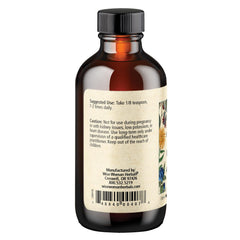 Product label showing 4:1 concentration and alcohol-free formula