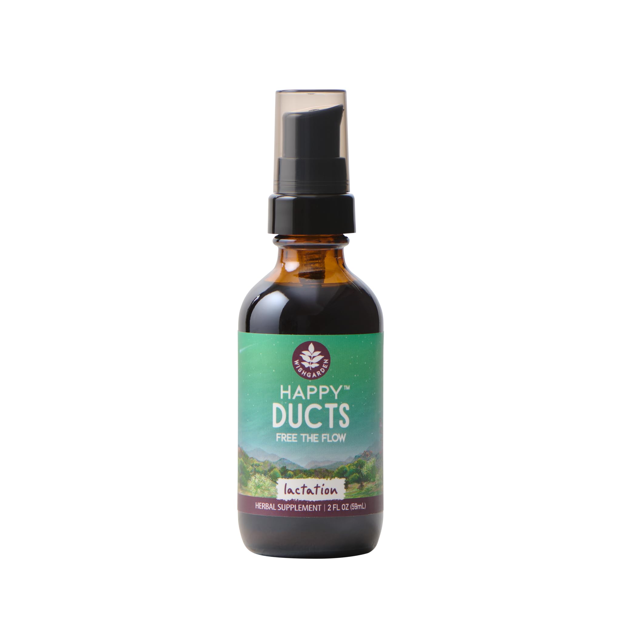 WishGarden Happy Ducts Lactation Support bottle 2oz