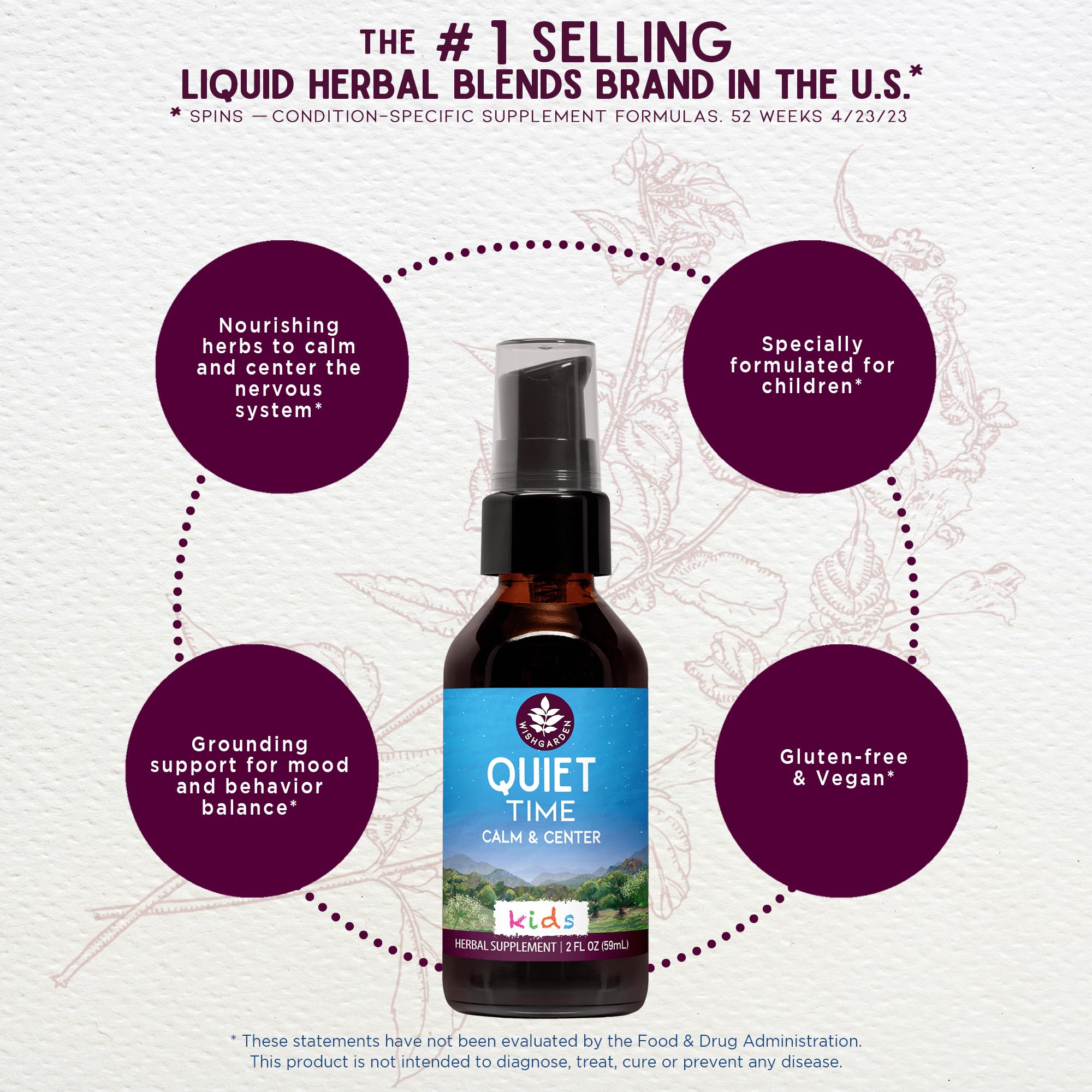 Passionflower herb used in the calming tincture