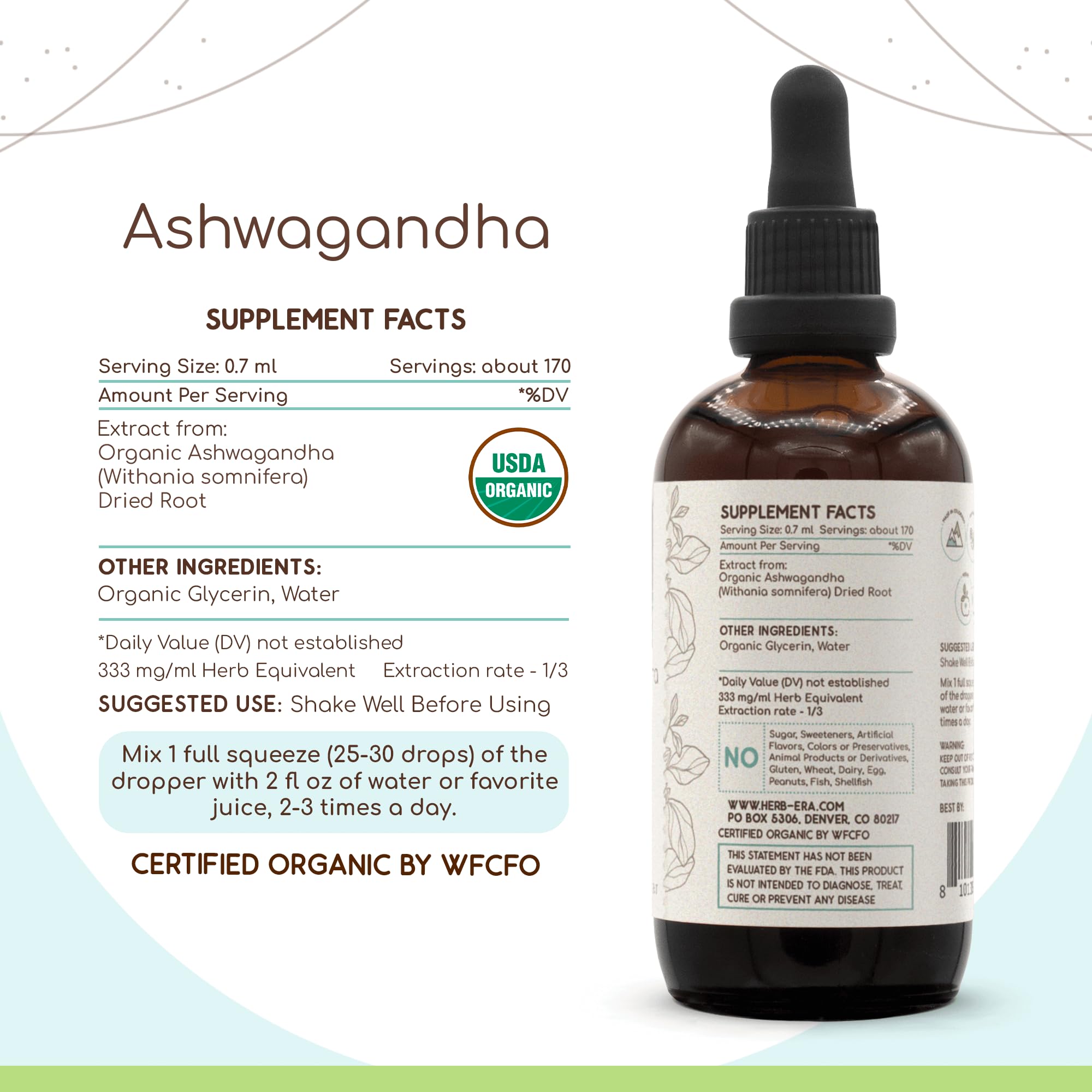 Dried Ashwagandha root (Withania somnifera)