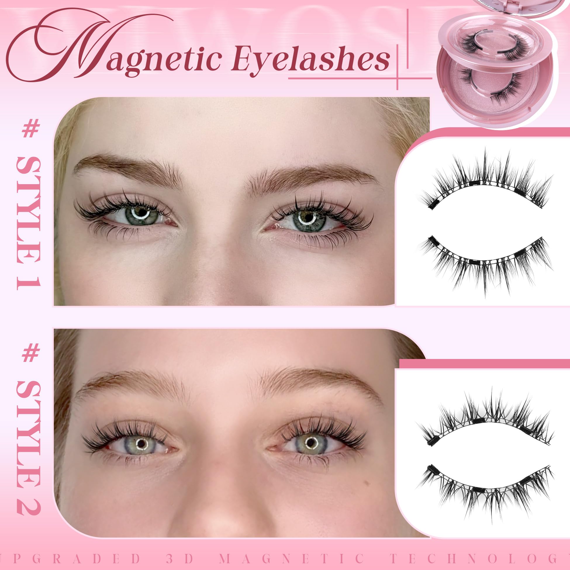 wiwoseo dual magnetic strips aid quick, accurate lash placement