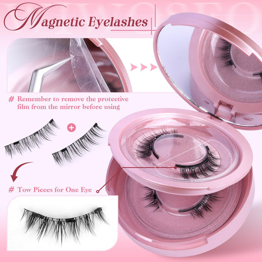 wiwoseo magnetic eyelash applicator for precise, glue-free placement
