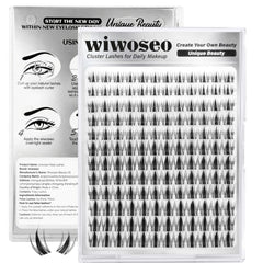 Wiwoseo manga lash clusters 8-14mm offer versatile length options for eye looks