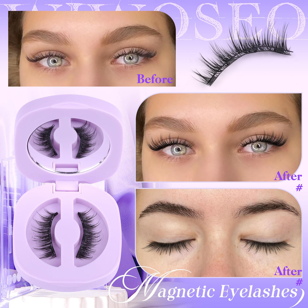 Wiwoseo varied style lashes suitable for events and daily use.
