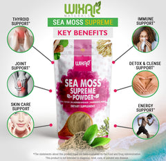 Sea Moss, bladderwrack and burdock roots blend