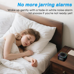 Wkzay Alarm Clock 30 sounds image highlights diverse ambience for relaxation