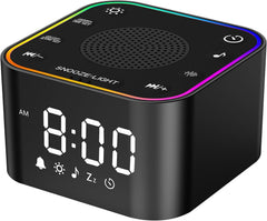 Wkzay Sound Machine Alarm Clock front view shows its calm, user-friendly design