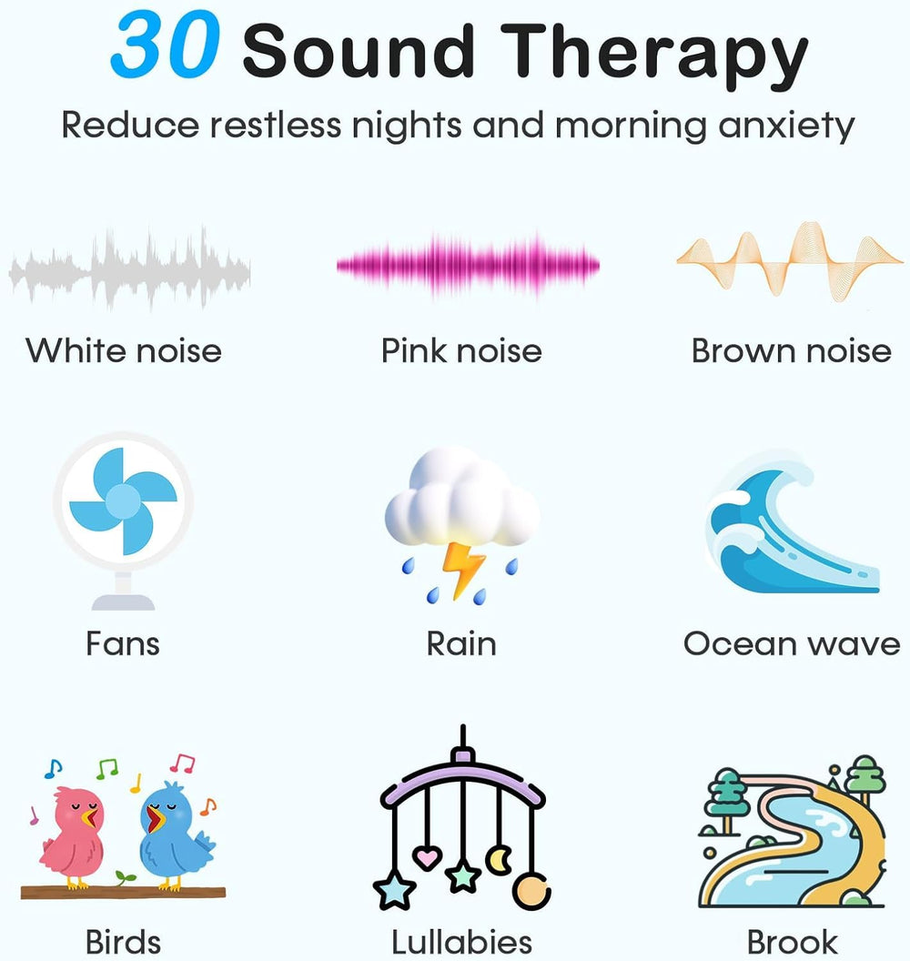 Wkzay Sound Machine volume image shows precise levels for personalized comfort