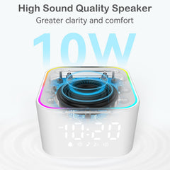 Wkzay White Noise Sound Machine compact design for travel-friendly setup.