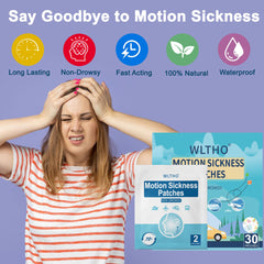 WLTHO motion patches on the navel offer compact, easy wear for quick relief.