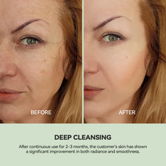 WNP Duo Cleansing Clay Mask pores tightening focus scene.
