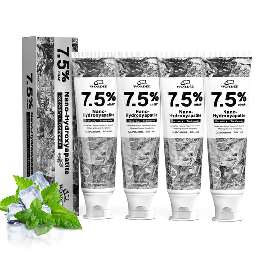 Woadee Hydroxyapatite Toothpaste tube front view