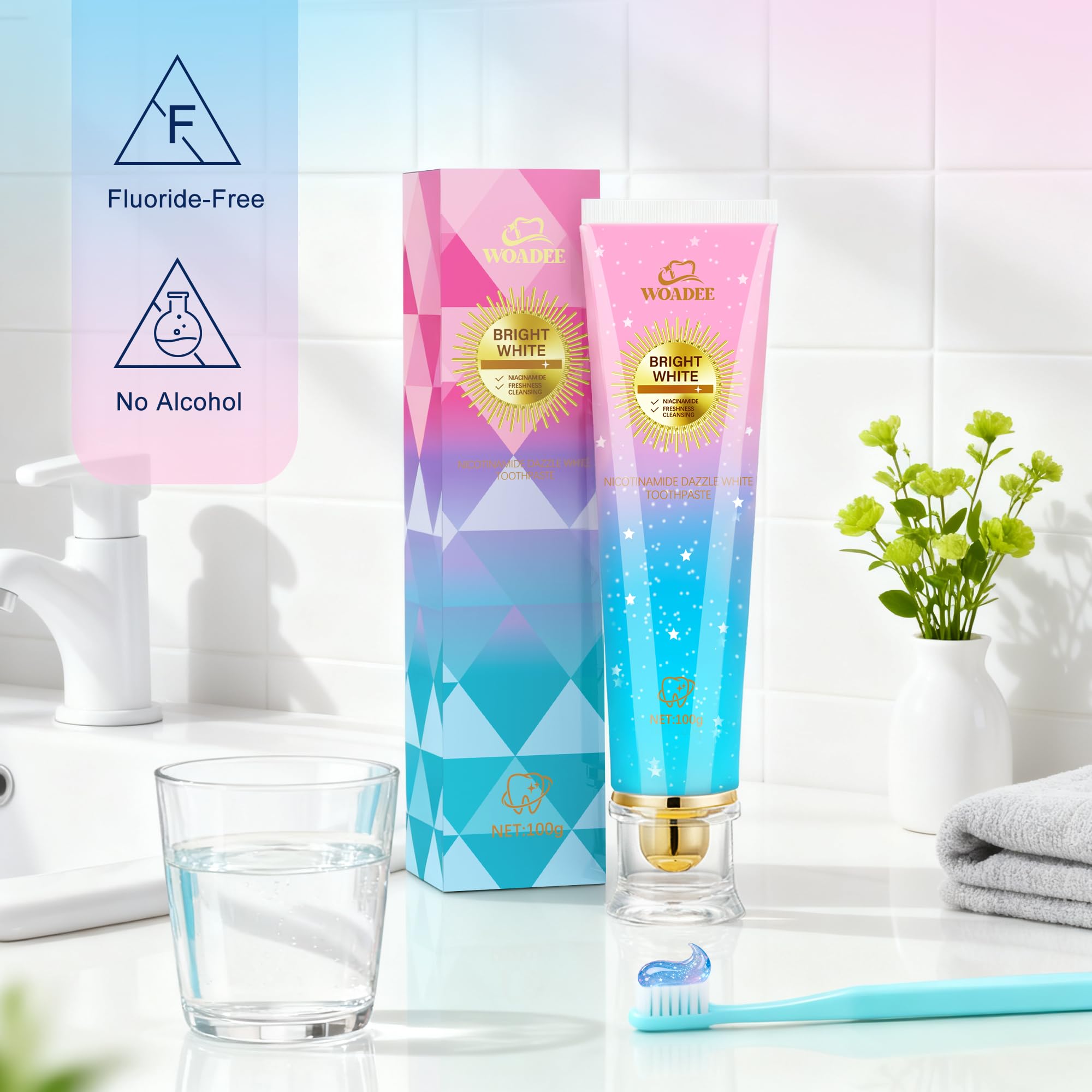 Fluoride-free natural care emphasis
