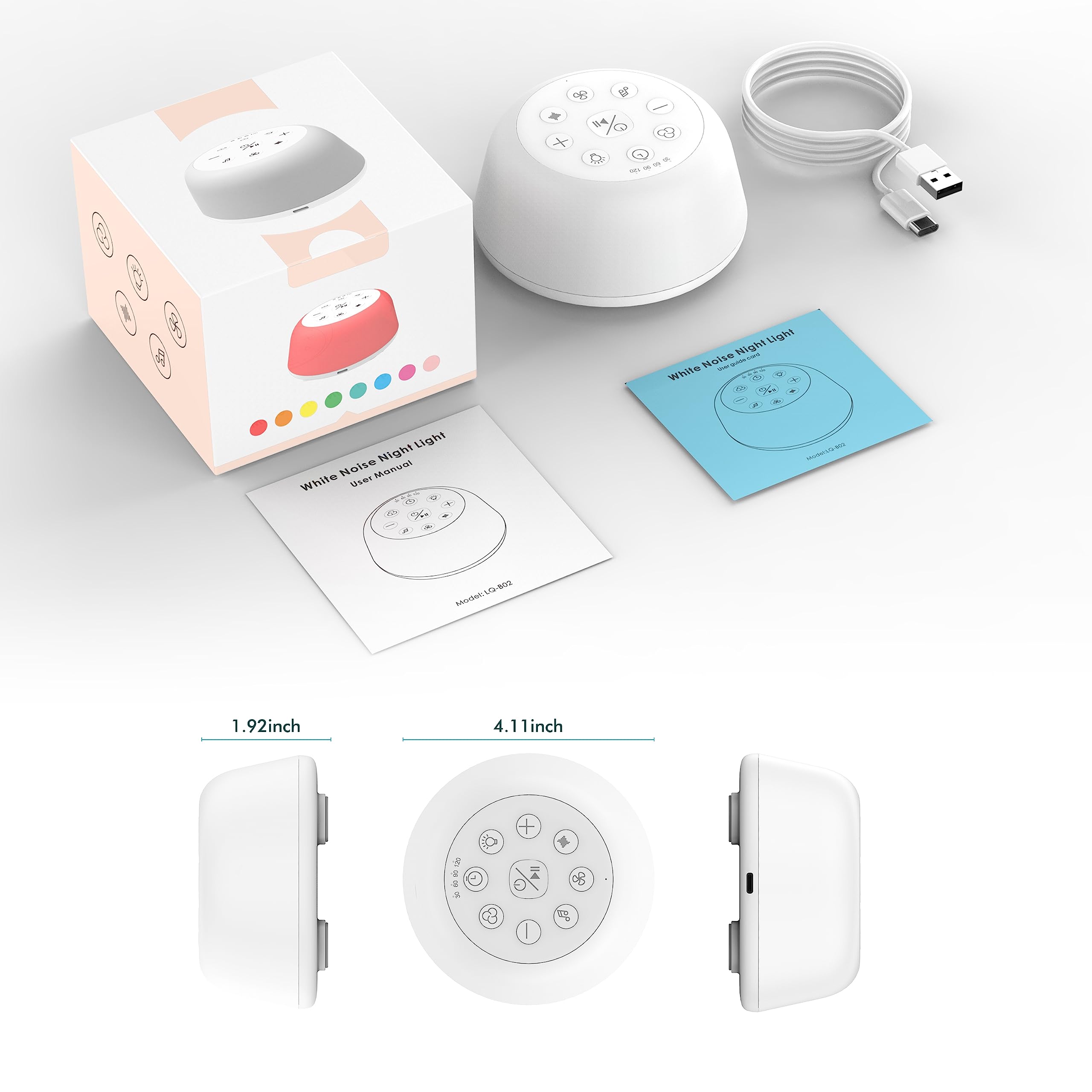 Wobrikosee versatile use-case image shows baby and adult sleep scenarios promoting calm environments