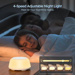 Wobrikosee night light with ambient color options providing soothing glow
