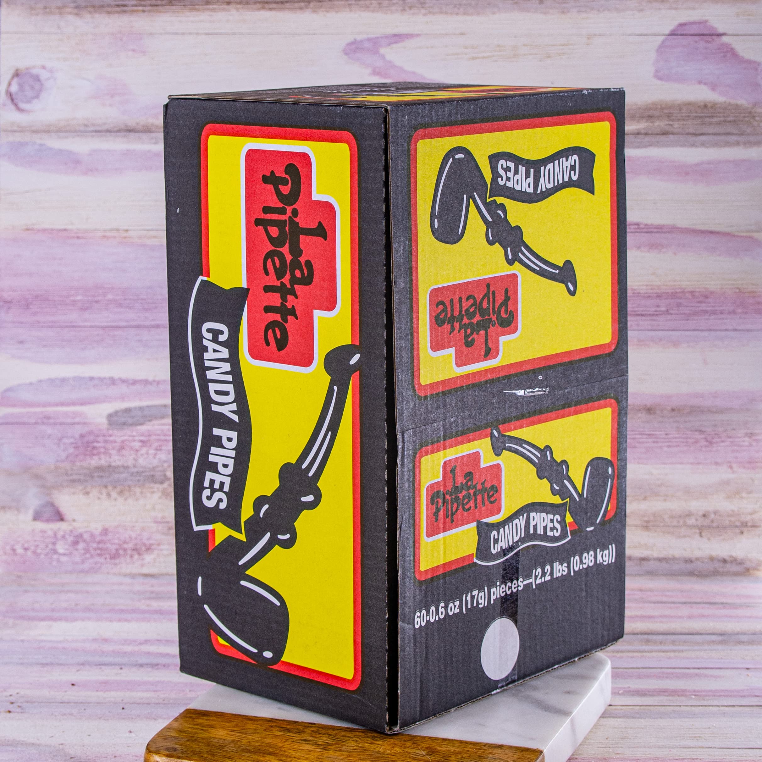 Wockenfuss Candies Black Licorice Pipes box front