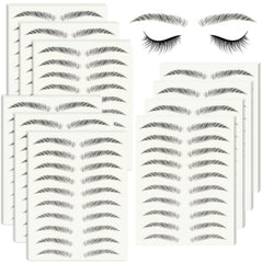 Wodelanle eyebrow sticker pack shows 20 sheets for natural-looking brows.