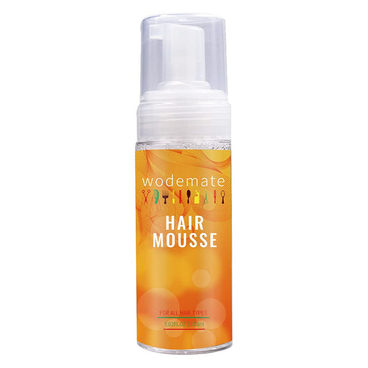 Wodemate curly hair mousse foam bottle for defined curls and volume