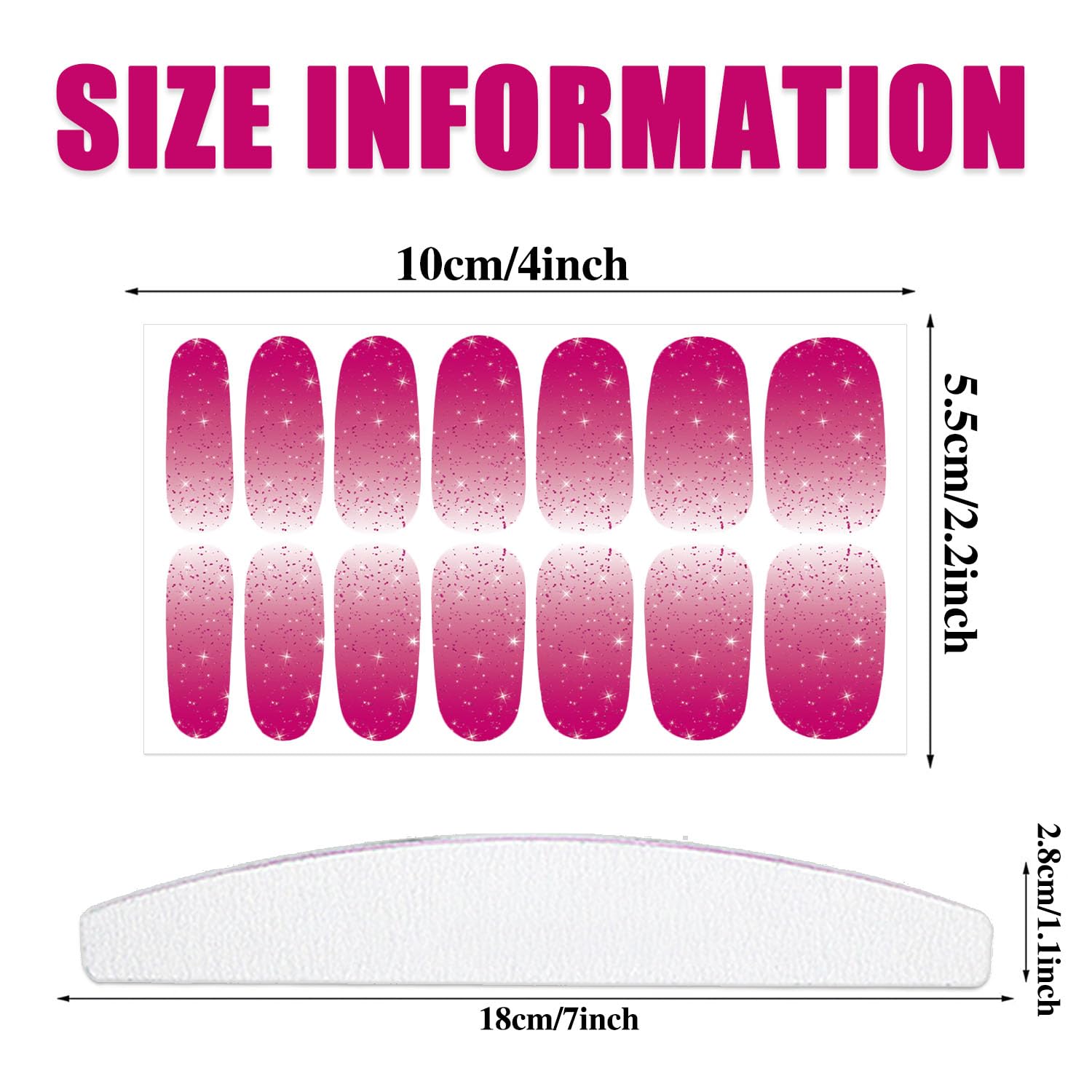 WOKOTO gradient design delivers dazzling nails without drying time.