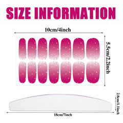 WOKOTO gradient design delivers dazzling nails without drying time.