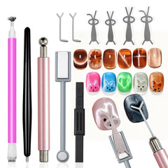 WOKOTO cat eye magnet pens in pink for versatile at home nail art