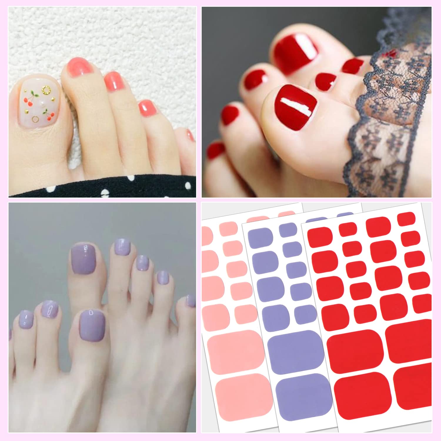 WOKOTO moon shape nail file helps prep shaping nails cleanly.