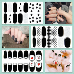 WOKOTO nail sticker contents include 20 sheets and moon file.